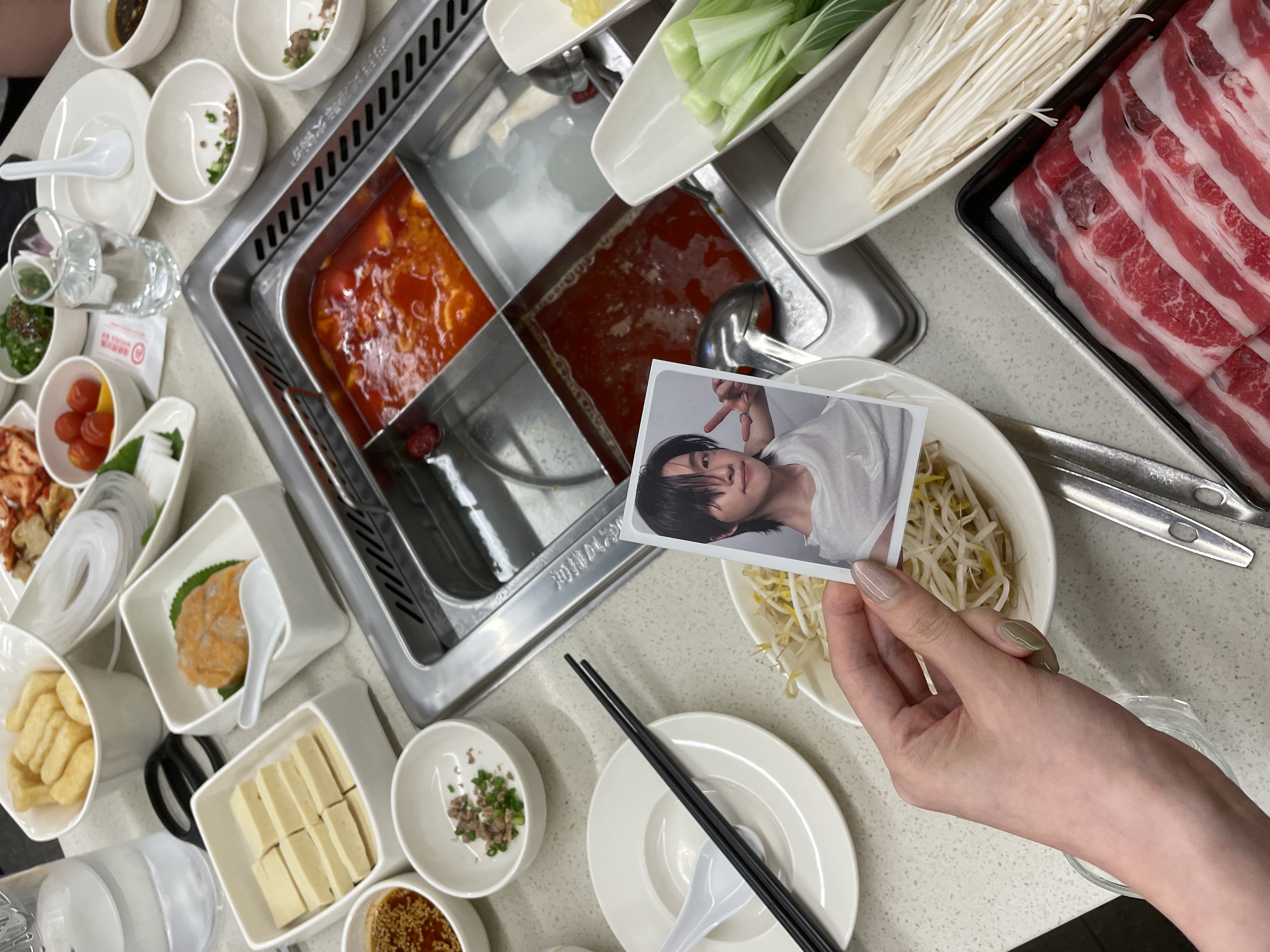 오늘 뽑은 성찬이 포카랑
